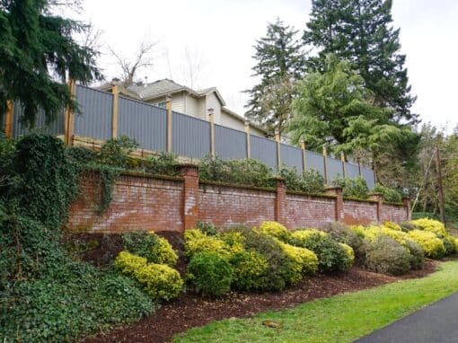 Back yard fence, fencing for privacy