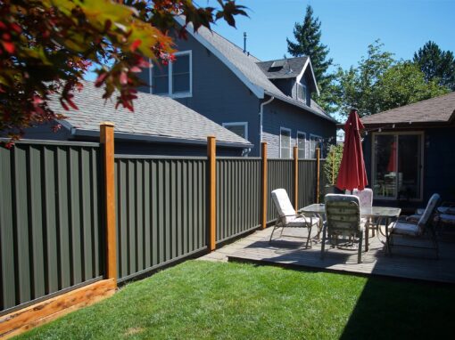 Back yard fence, fencing for privacy